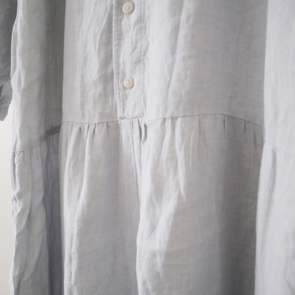 Ilana Kohn Steven Linen Jumpsuit Light Blue - Picture 5 of 8